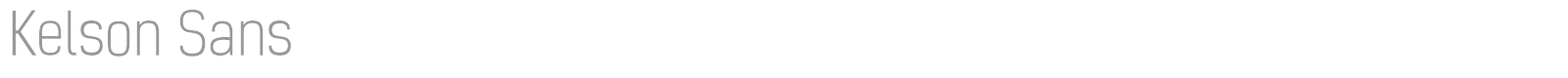 Kelson Sans font preview